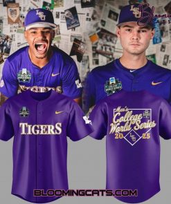 LSU Tigers Men’s College World Series 2025 Jersey