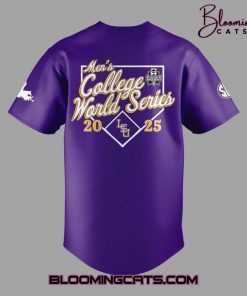 LSU Tigers Mens College World Series 2025 Jersey