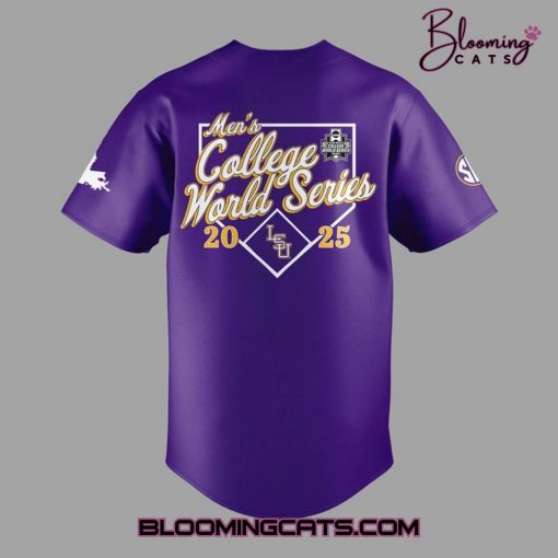 LSU Tigers Men’s College World Series 2025 Jersey