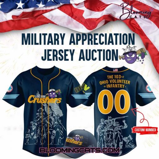 Lake Erie Crushers x Mititary 2025 Limited Edition Jersey