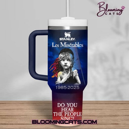 Les Miserables 40th Anniversary Custom Tumbler 40oz with Handle