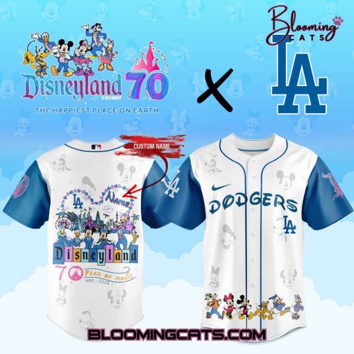 Los Angeles Dodgers x Disneyland 70 Magical Year Jersey