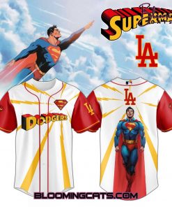 Los Angeles Dodgers x Superman “Man of Steel” Special Baseball Jersey