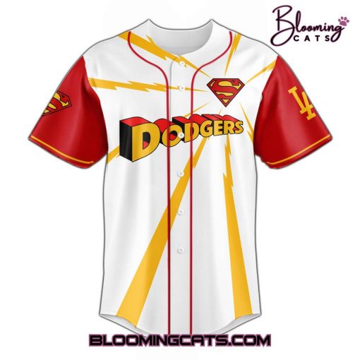 Los Angeles Dodgers x Superman “Man of Steel” Special Baseball Jersey