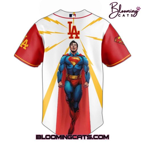 Los Angeles Dodgers x Superman “Man of Steel” Special Baseball Jersey