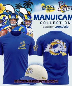 Los Angeles Rams 2025 Mauicamp Blue T-shirt