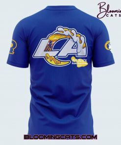Los Angeles Rams 2025 Mauicamp Blue Tshirt