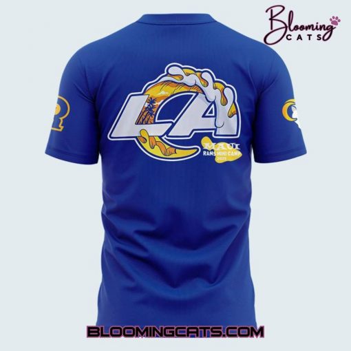 Los Angeles Rams 2025 Mauicamp Blue T-shirt