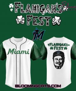 Miami Marlins Flanigan’s Fest 25 Special Edition Baseball Jersey