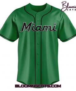 Miami Marlins Flanigan’s Fest 25 Special Green Jersey