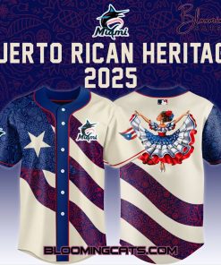Miami Marlins x Puerto Rican Heritage Special Edition Baseball Jersey