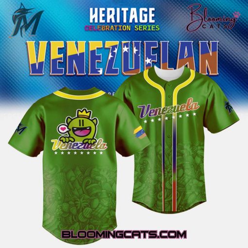 Miami Marlins x Venezuelan Heritage Celebration Baseball Jersey