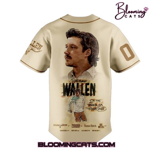 Morgan Wallen “ONE NIGHT AT A TIME IN THE PROBLEM TOUR 2025” Jersey