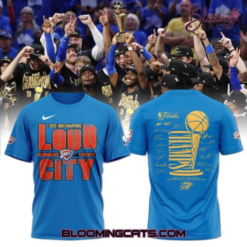 Oklahoma City Thunder 2025 NBA Champions Special Tee