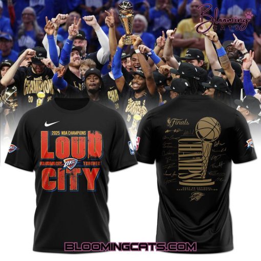 Oklahoma City Thunder 2025 NBA Champions Special Tee