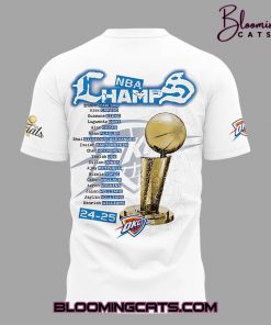 Oklahoma City Thunder NBA Champions 2025 TShirt