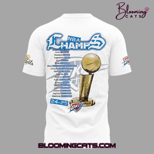 Oklahoma City Thunder NBA Champions 2025 T-Shirt