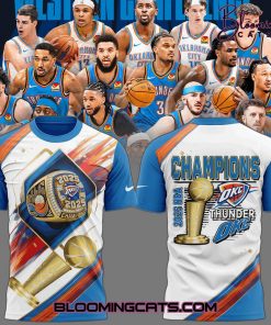 Oklahoma City Thunder NBA Champions 2025 T-shirt