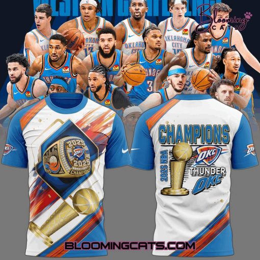 Oklahoma City Thunder NBA Champions 2025 T-shirt