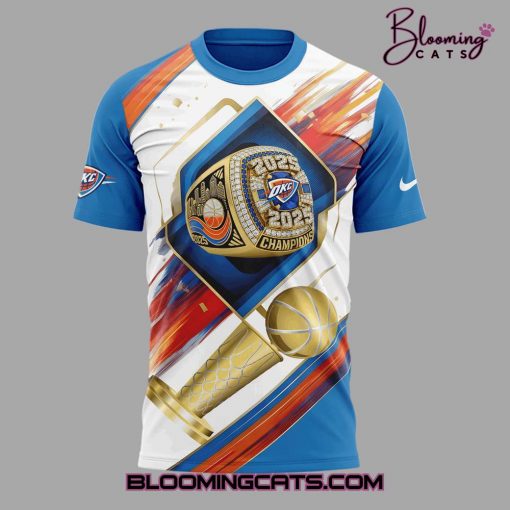 Oklahoma City Thunder NBA Champions 2025 T-shirt