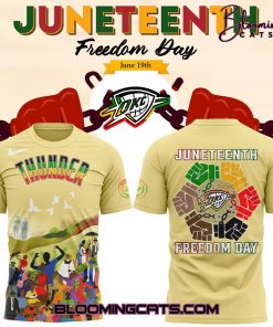 Oklahoma City Thunder x Juneteenth Freedom Day 2025 T-shirt