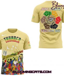 Oklahoma City Thunder x Juneteenth Freedom Day 2025 T-shirt