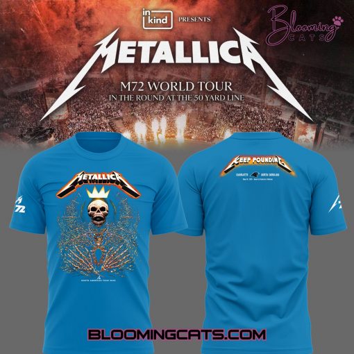Carolina Panthers x Metallica 2025 Limited Edition Shirt