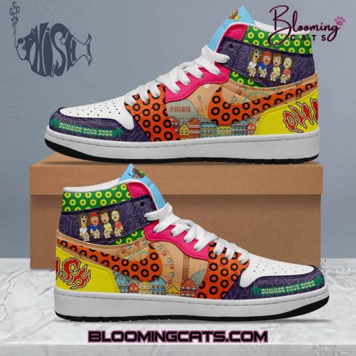 Phish Band “SUMMER TOUR 2025” Limited Edition  Air Jordan 1 Sneaker