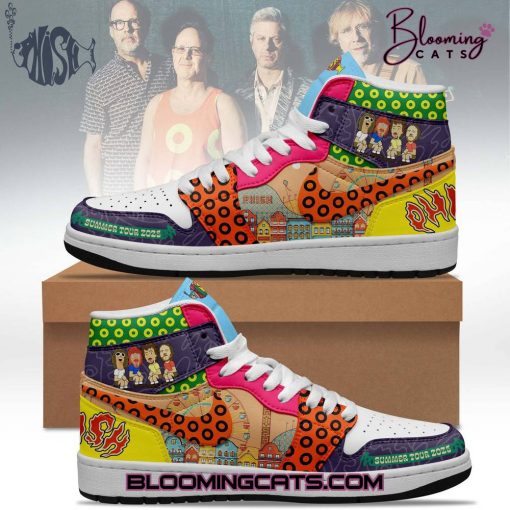 Phish Band “SUMMER TOUR 2025” Limited Edition  Air Jordan 1 Sneaker