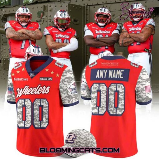 Quad City Steamwheelers x Military Appreciation Night 2025 Football Jersey