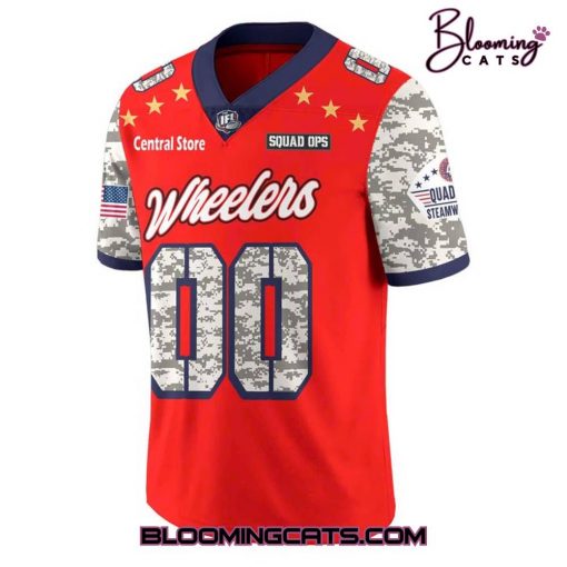 Quad City Steamwheelers x Military Appreciation Night 2025 Football Jersey