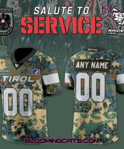 Raiders Tirol Salute to Service 2025 Limited Edition Football Jersey