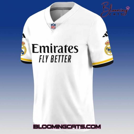 Real Madrid CF x NFL Club World Cup Game Road Custom Football Jersey