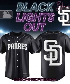 San Diego Padres Black Lights Out Limited Edition Jersey