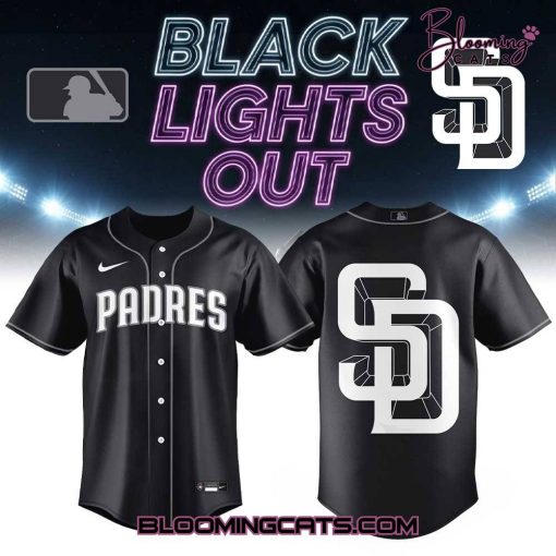 San Diego Padres Black Lights Out Limited Edition Jersey