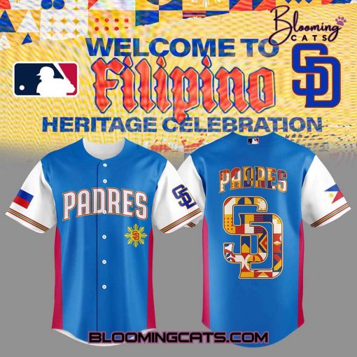 San Diego Padres Celebrating Filipino Heritage Night Limited Edition Jersey