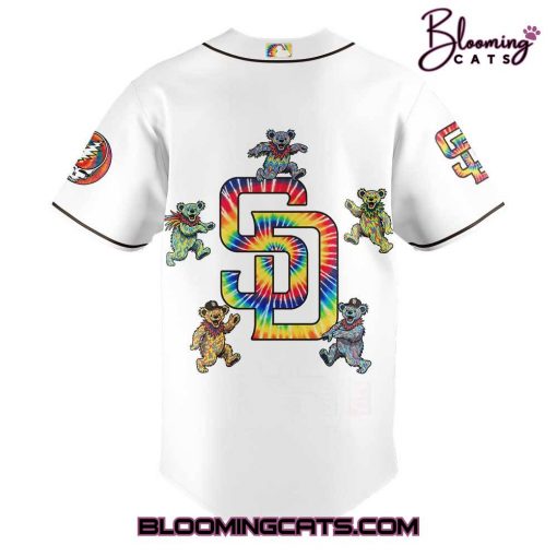 San Diego Padres Celebrating Grateful Dead Night Limited Edition Jersey