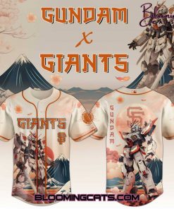 San Francisco Giants x Gundam Japan Edition 2025 Special Baseball Jersey
