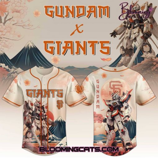 San Francisco Giants x Gundam Japan Edition 2025 Special Baseball Jersey