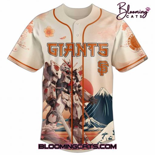 San Francisco Giants x Gundam Japan Edition 2025 Special Baseball Jersey