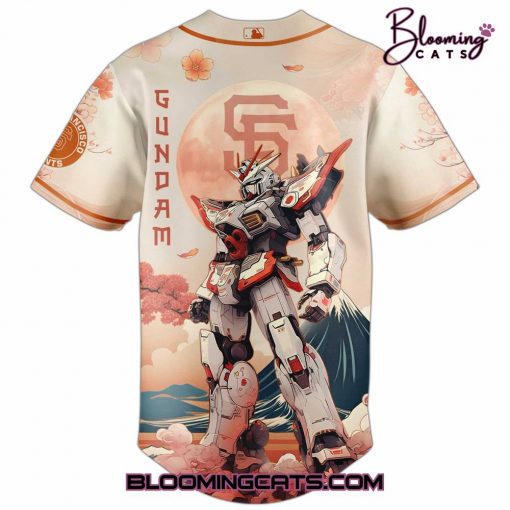 San Francisco Giants x Gundam Japan Edition 2025 Special Baseball Jersey