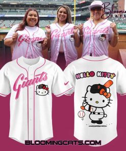 San Francisco Giants x Hello Kitty Limited Edition White Jersey