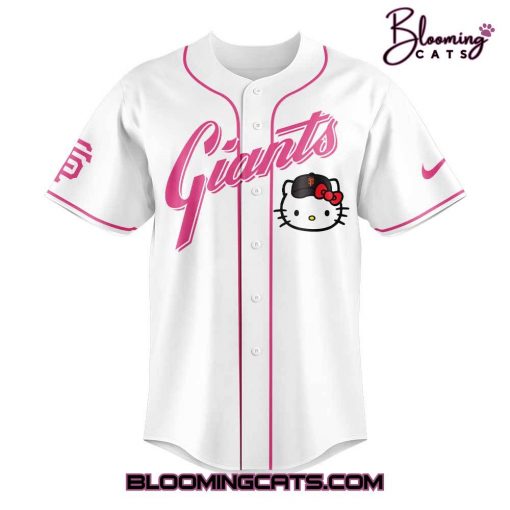 San Francisco Giants x Hello Kitty Limited Edition White Jersey