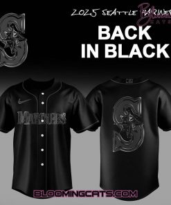 Seattle Mariners Back In Black Limited Edition Jersey