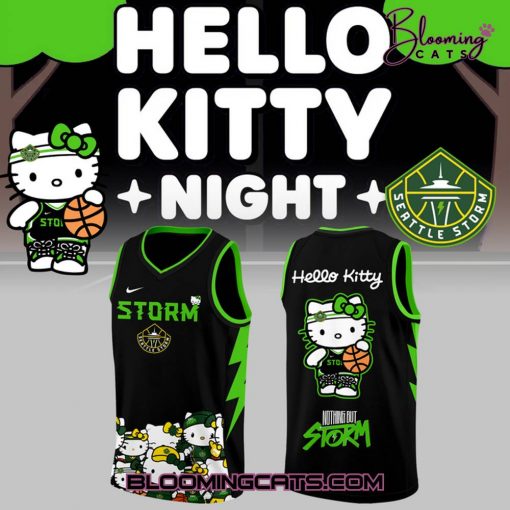 Seattle Storm x Hello Kitty 2025 Special Edition Basketball Jersey