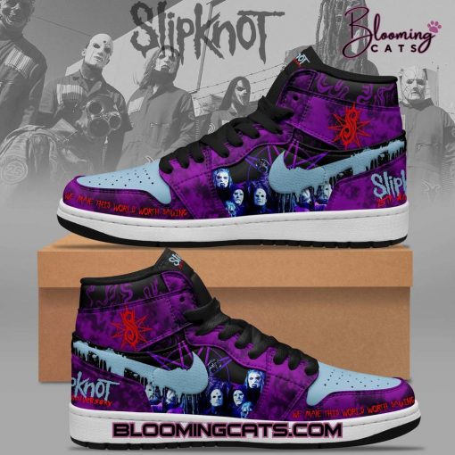 Slipknot Band “WE MAKE THIS WORLD WORTH HATING” Air Jordan 1 Sneaker