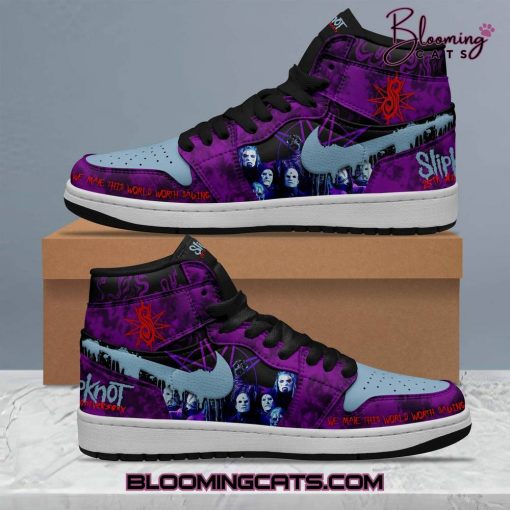 Slipknot Band “WE MAKE THIS WORLD WORTH HATING” Air Jordan 1 Sneaker
