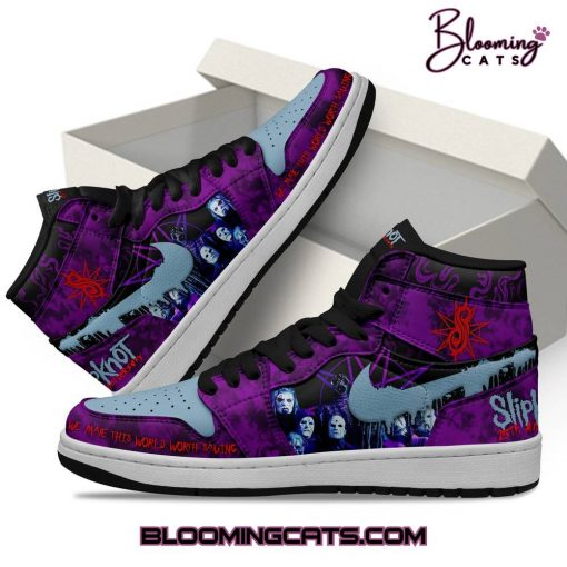 Slipknot Band “WE MAKE THIS WORLD WORTH HATING” Air Jordan 1 Sneaker