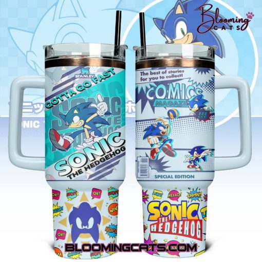 Sonic the Hedgehog “GOTTA GO FAST” Stanley Tumbler