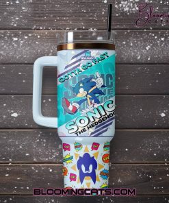 Sonic the Hedgehog “GOTTA GO FAST” Stanley Tumbler